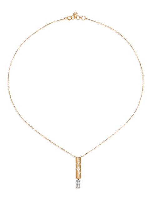 

Mia By Tanishq 14KT Gold Diamond Necklace With Chain