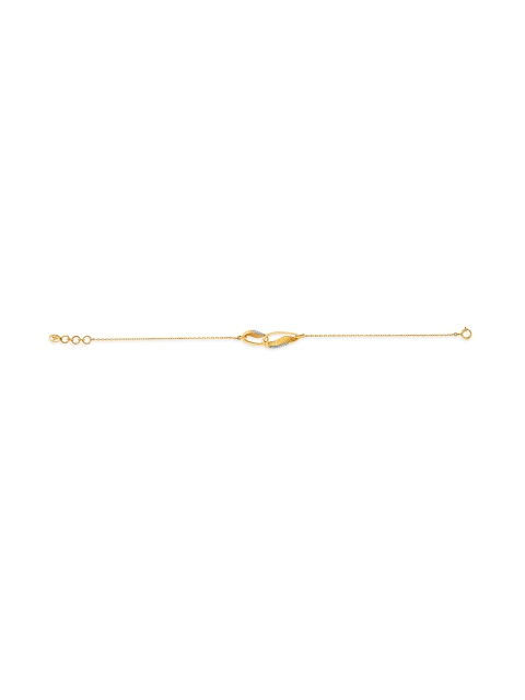 

Mia By Tanishq 14KT Yellow Gold Diamond Studded Bracelet