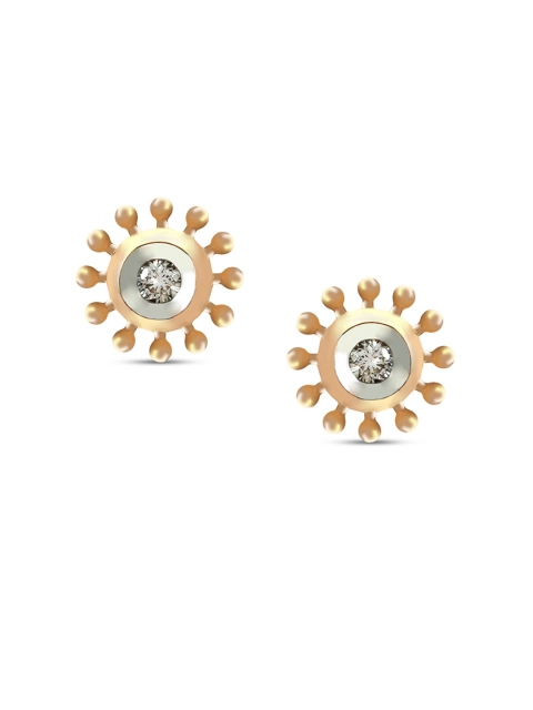 

Mia by Tanishq 14KT Diamond Circular Studs, Gold