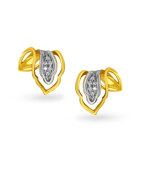 

Mia by Tanishq 14KT Yellow Gold Diamond Stud Earrings