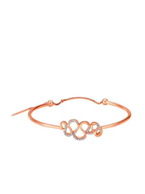 

Mia by Tanishq Women 14KT Rose Gold Diamond Bangle