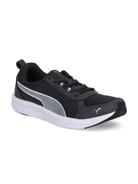 

Puma Men Black Woven Design Galactic IDP Running Shoes