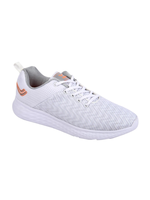 

Yuuki Men White Woven Design Running Shoes