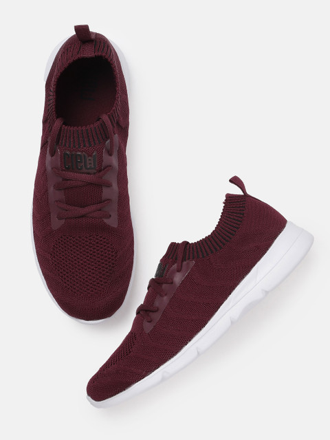 

Crew STREET Men Maroon Mesh Walking Shoes