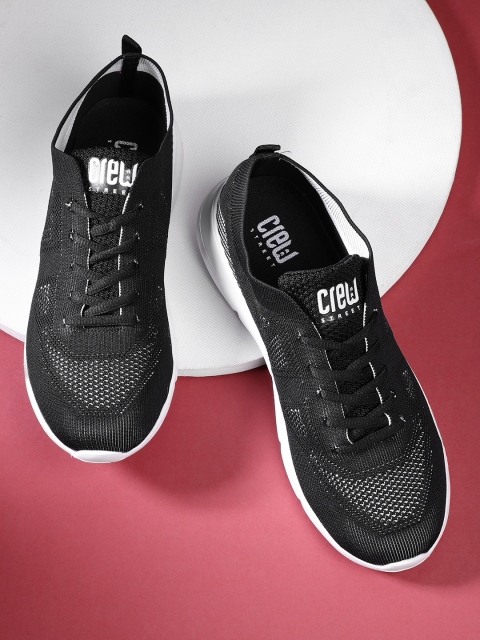 

Crew STREET Men Black Running Shoes