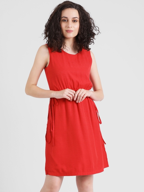 

Zink London Women Red Blouson Dress