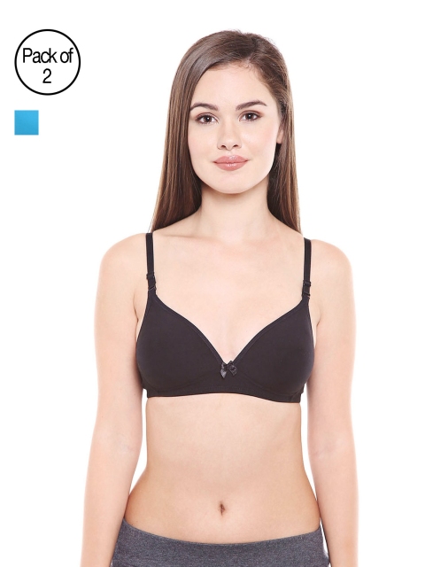 

Bodycare Pack of 2 Assorted Lightly Padded T-shirt Bras E6552BFIR