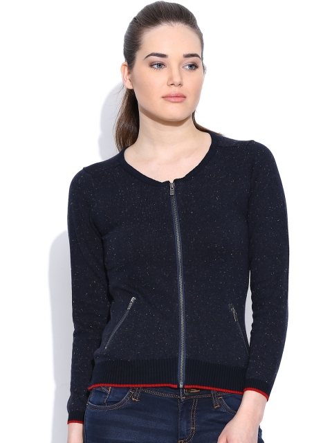 

Pepe Jeans Navy Flecked Cardigan, Navy blue