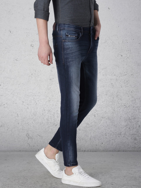 

Ecko Unltd Men Blue Tapered Fit Mid-Rise Clean Look Stretchable Jeans