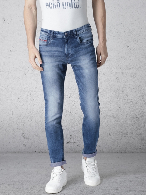

Ecko Unltd Men Blue Super Slim Fit Mid-Rise Clean Look Stretchable Jeans