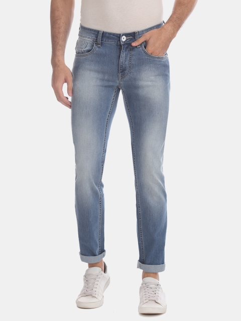 

Flying Machine Men Blue Skinny Fit Low-Rise Clean Look Stretchable Jeans