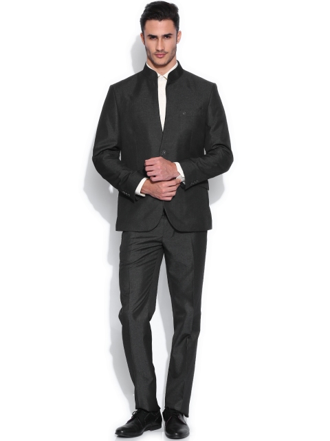 

V Dot by Van Heusen Grey Single-Breasted Formal Suit