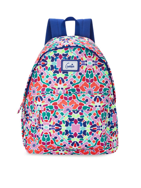

Genie Women Multicoloured Printed 15 inches Small Backpack, Multi