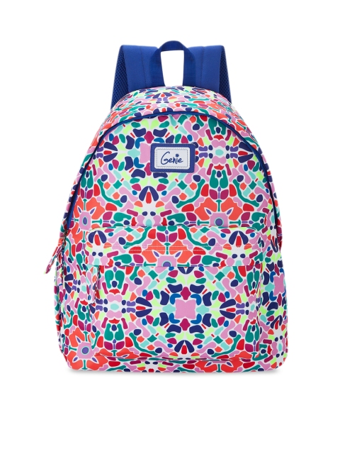 

Genie Women Multicoloured Printed 16 inches Medium Backpack, Multi