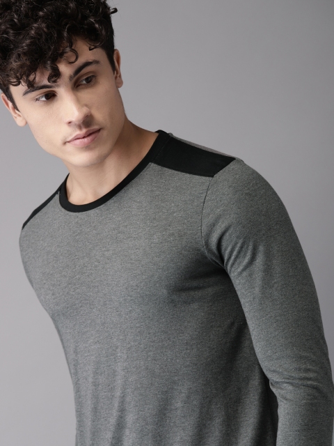 

Moda Rapido Charcoal Grey Melange T-shirt
