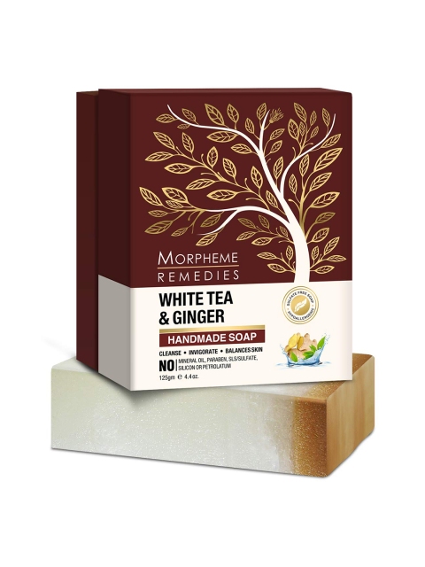 

Morpheme Remedies Off-White Tea & Ginger Handmade Luxury Soap 125g