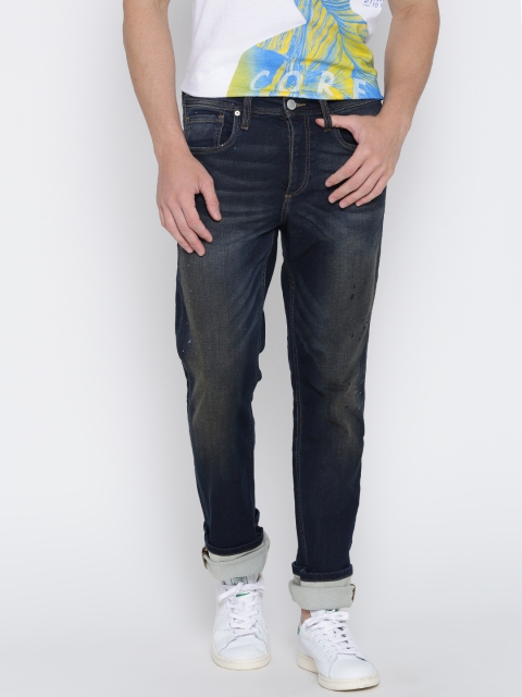 

Jack & Jones Blue Clark Regular Fit Stretchable Jeans