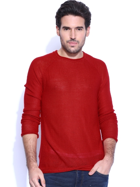 

Jack & Jones Red Woollen T-shirt