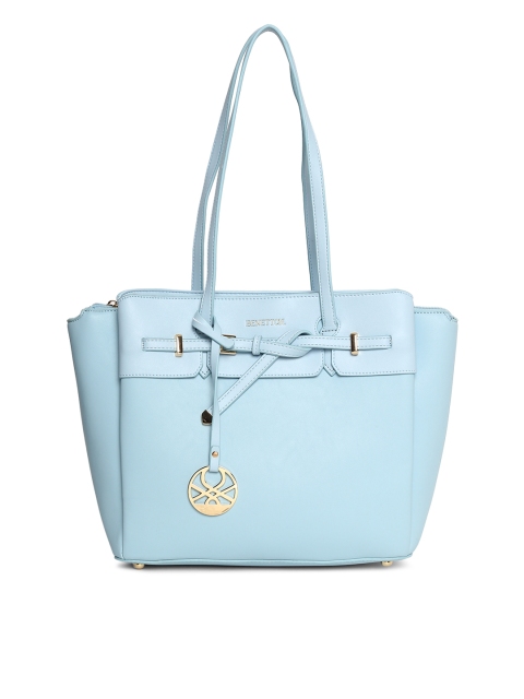 

United Colors of Benetton Blue Solid Shoulder Bag