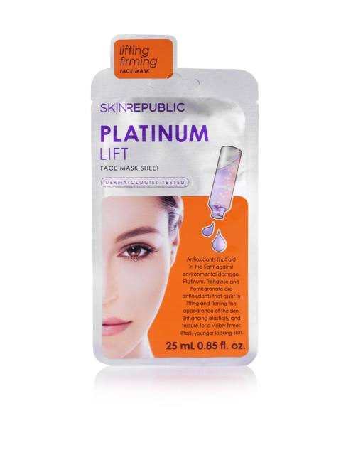 

Skin Republic Unisex Platinum Lift Face Mask 25 ml, Orange