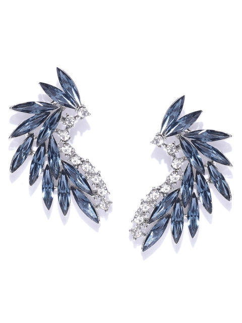 

DressBerry Navy Blue Stone Studded Contemporary Ear Cuff