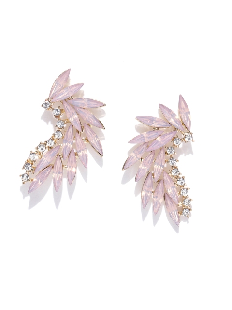 

DressBerry Pink Stone Studded Contemporary Ear Cuff