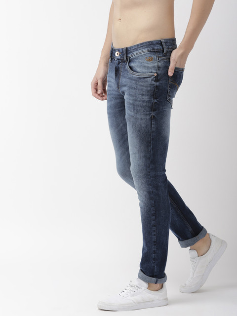 

Flying Machine Men Blue Jackson Skinny Fit Low-Rise Clean Look Stretchable Jeans