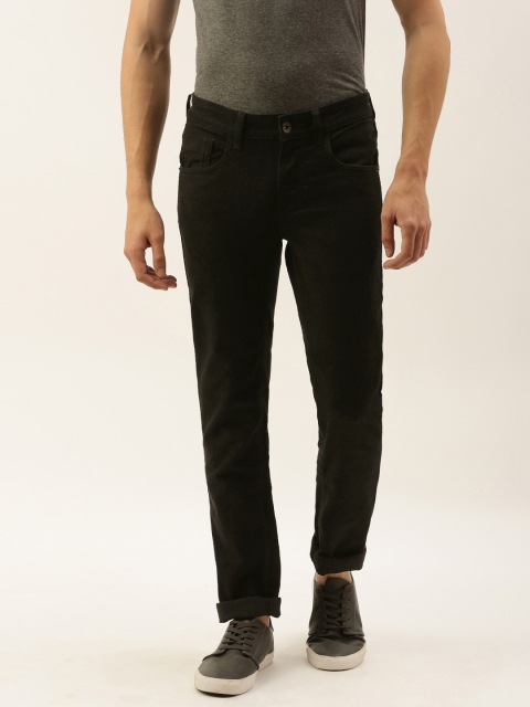 

Flying Machine Men Black & Black Jackson Skinny Fit Low-Rise Clean Look Jeans