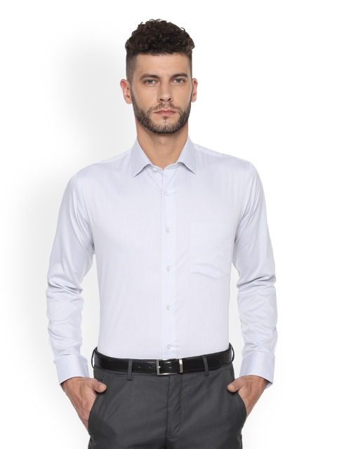 

Van Heusen Men Grey Slim Fit Self Design Casual Shirt