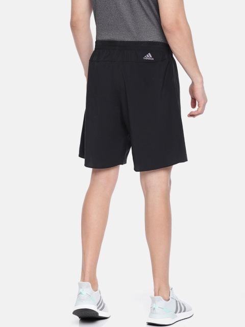 

ADIDAS Men Black Solid PURE SHORT M Running Shorts