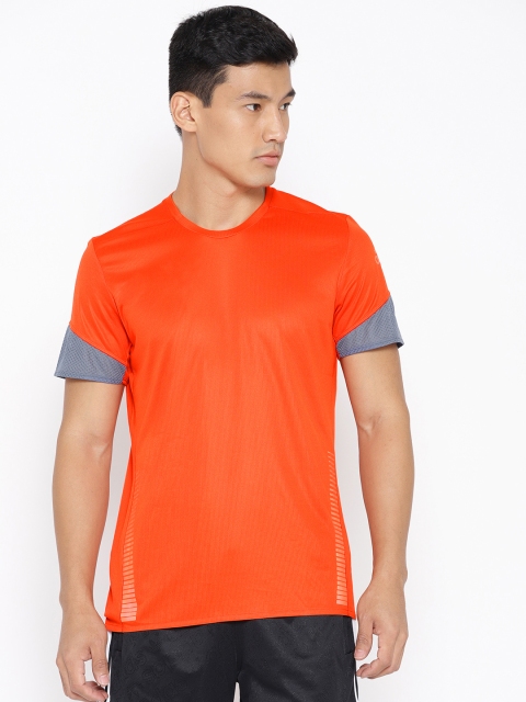 

ADIDAS Men Orange 25/7 Rise Up N Run Parley T-shirt