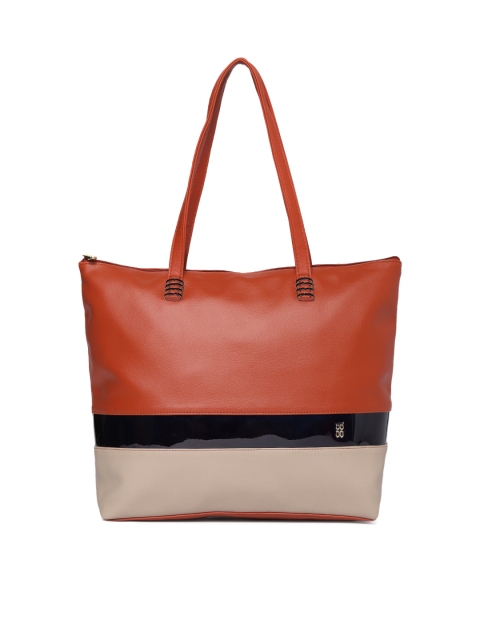 

Baggit Red & Beige Colourblocked Shoulder Bag