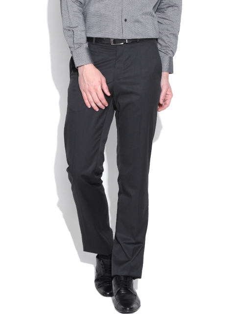 

Van Heusen Charcoal Grey Custom Formal Trousers