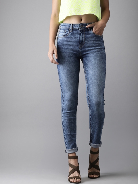 

Moda Rapido Women Blue Slim Fit Mid-Rise Clean Look Stretchable Jeans
