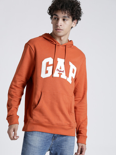 

GAP Men's Rust Logo Hoodie Sweatshirt