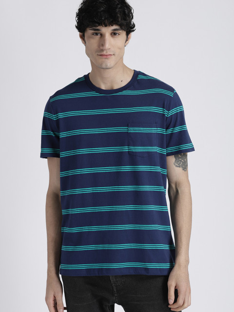 

GAP Men's Vintage Slub Jersey Crewneck T-Shirt, Blue