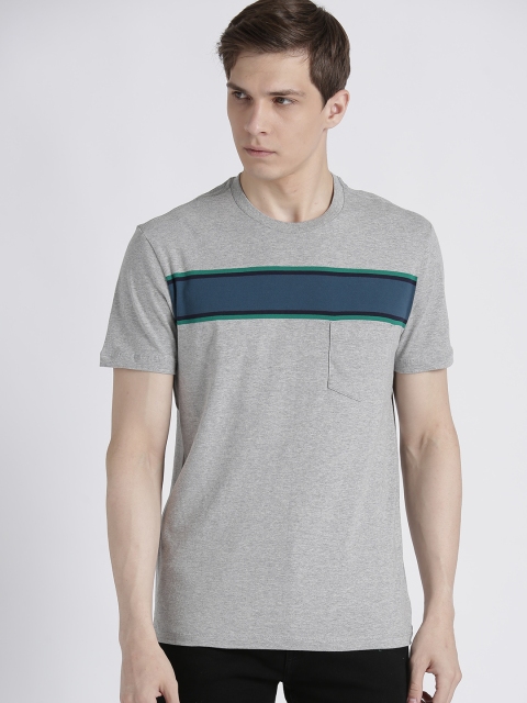 

GAP Men Vintage Slub Jersey Crewneck T-Shirt, Grey melange