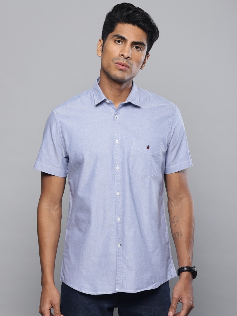 

Louis Philippe Sport Men Blue Slim Fit Solid Casual Shirt