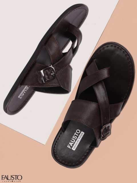 

FAUSTO Men Brown Sandals
