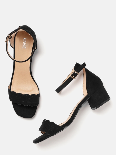 

Lavie Women Black Solid Heels