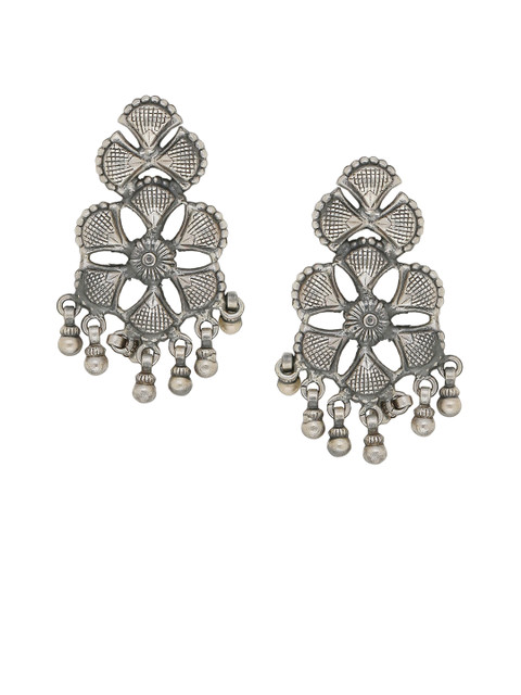 

ADORN by Nikita Ladiwala Women Sterling Silver Handcrafted Contemporary Drop Earrings