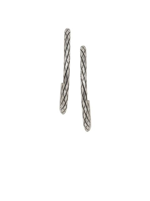

ADORN by Nikita Ladiwala Women Sterling Silver Handcrafted Circular Hoop Earrings