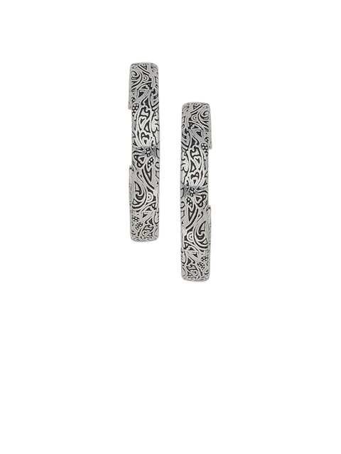 

ADORN by Nikita Ladiwala Women Sterling Silver Handcrafted Circular Hoop Earrings