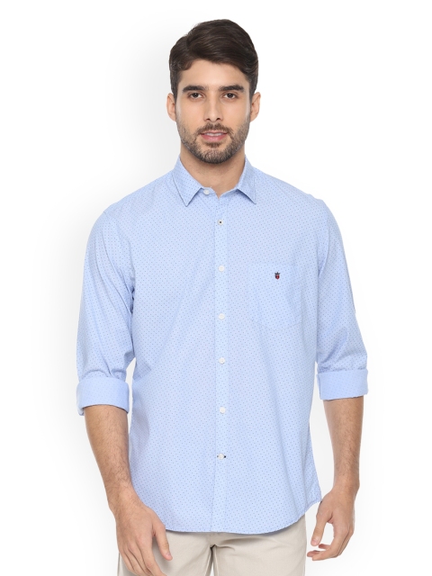 

Louis Philippe Sport Men Blue Slim Fit Printed Casual Shirt
