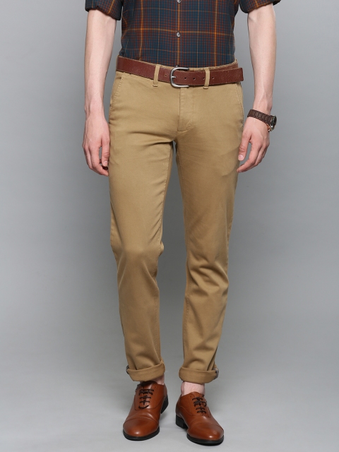 

Louis Philippe Sport Men Khaki Slim Fit Solid Chinos