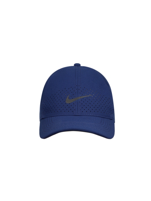 

Nike Unisex Blue Solid Dry Fit AeroBill Featherlight L91 Snapback Cap