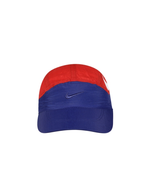 

Nike Unisex Blue & Red NSW TLWND Colourblocked Baseball Cap