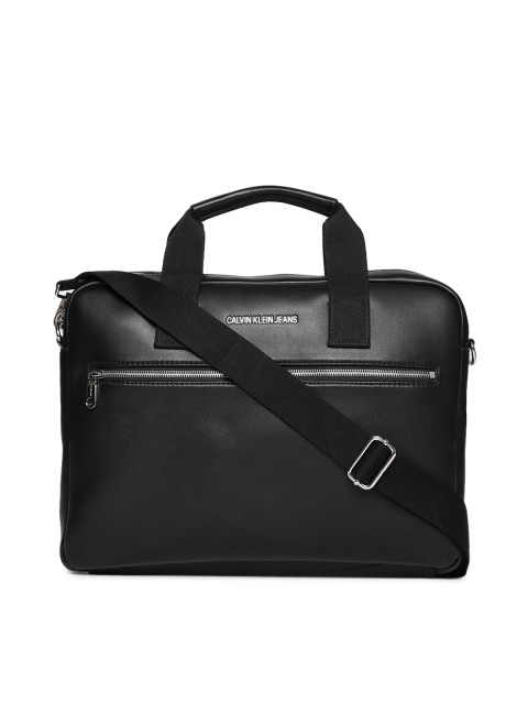 

Calvin Klein Men Black Solid Laptop Bag