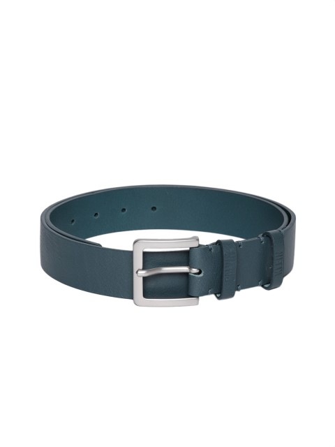 

Calvin Klein Men Blue Solid Leather Belt