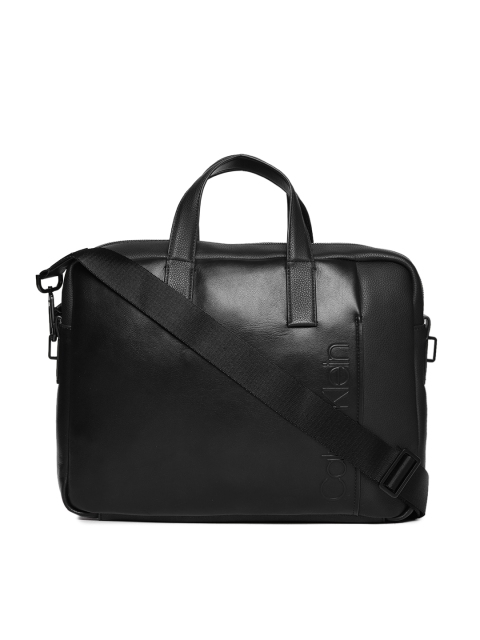 

Calvin Klein Men Black Solid Laptop Bag